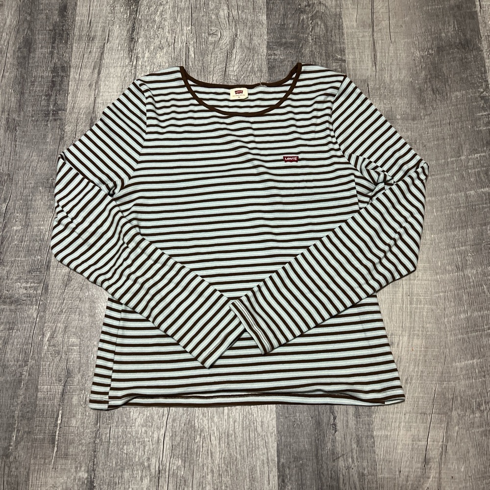 Levi’s long sleeve stripe tee